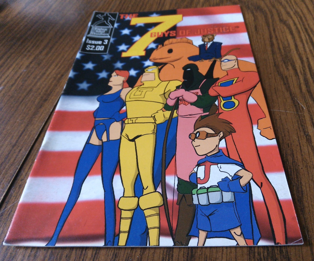 The 7 Guys Of Justice #3 April 2000 False Idol Studios